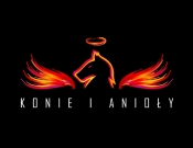 Projekt graficzny, nazwa firmy, tworzenie logo firm Logo firmy Konie i anioły  - kingu