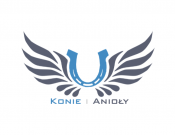 Projekt graficzny, nazwa firmy, tworzenie logo firm Logo firmy Konie i anioły  - Ziuziuu