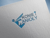 Projekt graficzny, nazwa firmy, tworzenie logo firm Logo firmy Konie i anioły  - jaczyk