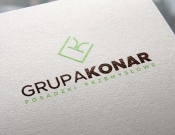 Projekt graficzny, nazwa firmy, tworzenie logo firm Grupa Konar  - JEDNOSTKA  KREATYWNA