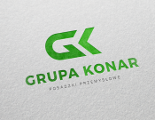 Projekt graficzny, nazwa firmy, tworzenie logo firm Grupa Konar  - Ferrari