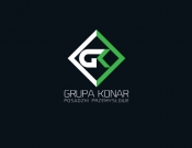 Projekt graficzny, nazwa firmy, tworzenie logo firm Grupa Konar  - Rgdm