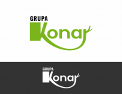 Projekt graficzny, nazwa firmy, tworzenie logo firm Grupa Konar  - tunada