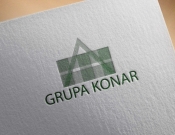 Projekt graficzny, nazwa firmy, tworzenie logo firm Grupa Konar  - smartDesign