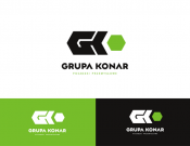 Projekt graficzny, nazwa firmy, tworzenie logo firm Grupa Konar  - kruszynka
