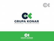 Projekt graficzny, nazwa firmy, tworzenie logo firm Grupa Konar  - stone