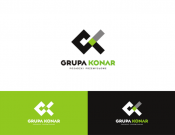 Projekt graficzny, nazwa firmy, tworzenie logo firm Grupa Konar  - kruszynka