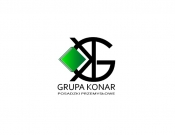Projekt graficzny, nazwa firmy, tworzenie logo firm Grupa Konar  - pandaamanda