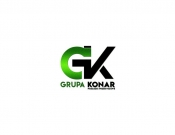 Projekt graficzny, nazwa firmy, tworzenie logo firm Grupa Konar  - Dizajnerek