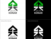 Projekt graficzny, nazwa firmy, tworzenie logo firm Grupa Konar  - okiemsowy