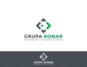 Projekt graficzny, nazwa firmy, tworzenie logo firm Grupa Konar  - stone