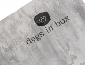 Projekt graficzny, nazwa firmy, tworzenie logo firm Logo dla marki Dogs in box - Friqqqpiqq