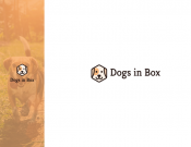 Projekt graficzny, nazwa firmy, tworzenie logo firm Logo dla marki Dogs in box - absdesign