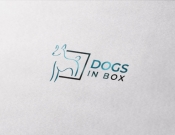 Projekt graficzny, nazwa firmy, tworzenie logo firm Logo dla marki Dogs in box - myConcepT