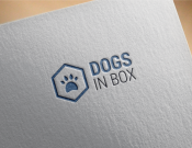 Projekt graficzny, nazwa firmy, tworzenie logo firm Logo dla marki Dogs in box - absdesign