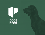 Projekt graficzny, nazwa firmy, tworzenie logo firm Logo dla marki Dogs in box - logotegotypa