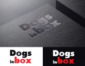 Projekt graficzny, nazwa firmy, tworzenie logo firm Logo dla marki Dogs in box - KromeKK