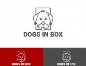 Projekt graficzny, nazwa firmy, tworzenie logo firm Logo dla marki Dogs in box - MAT001