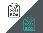 Projekt graficzny, nazwa firmy, tworzenie logo firm Logo dla marki Dogs in box - rasti
