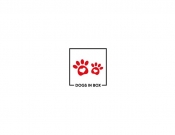 Projekt graficzny, nazwa firmy, tworzenie logo firm Logo dla marki Dogs in box - ManyWaysKr