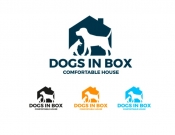Projekt graficzny, nazwa firmy, tworzenie logo firm Logo dla marki Dogs in box - jaycobbb