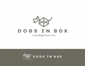 Projekt graficzny, nazwa firmy, tworzenie logo firm Logo dla marki Dogs in box - timur