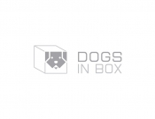 Projekt graficzny, nazwa firmy, tworzenie logo firm Logo dla marki Dogs in box - ziemko