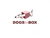 Projekt graficzny, nazwa firmy, tworzenie logo firm Logo dla marki Dogs in box - noon