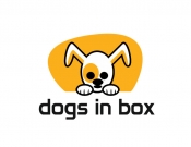 Projekt graficzny, nazwa firmy, tworzenie logo firm Logo dla marki Dogs in box - kotarska