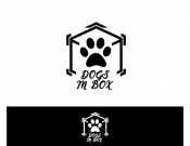 Projekt graficzny, nazwa firmy, tworzenie logo firm Logo dla marki Dogs in box - kushie