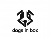 Projekt graficzny, nazwa firmy, tworzenie logo firm Logo dla marki Dogs in box - kotarska