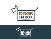 Projekt graficzny, nazwa firmy, tworzenie logo firm Logo dla marki Dogs in box - timur