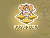 Projekt graficzny, nazwa firmy, tworzenie logo firm Logo dla marki Dogs in box - kacpemi