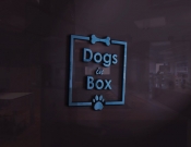 Projekt graficzny, nazwa firmy, tworzenie logo firm Logo dla marki Dogs in box - felipewwa