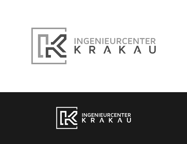 Projektowanie logo dla firm,  KONKURS NA LOGO DLA BIURA PROJEKTÓW , logo firm - Ingenieurcenter Krakau 