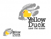 Projekt graficzny, nazwa firmy, tworzenie logo firm Yellow Duck - Clean Oceans - RYowe