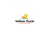Projekt graficzny, nazwa firmy, tworzenie logo firm Yellow Duck - Clean Oceans - absdesign