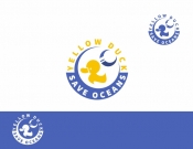 Projekt graficzny, nazwa firmy, tworzenie logo firm Yellow Duck - Clean Oceans - DiTom