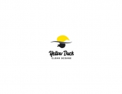 Projekt graficzny, nazwa firmy, tworzenie logo firm Yellow Duck - Clean Oceans - blanko