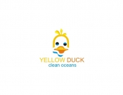 Projekt graficzny, nazwa firmy, tworzenie logo firm Yellow Duck - Clean Oceans - jaczyk