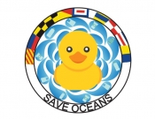 Projekt graficzny, nazwa firmy, tworzenie logo firm Yellow Duck - Clean Oceans - damzys
