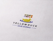 Projekt graficzny, nazwa firmy, tworzenie logo firm Yellow Duck - Clean Oceans - myConcepT
