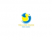 Projekt graficzny, nazwa firmy, tworzenie logo firm Yellow Duck - Clean Oceans - jaczyk