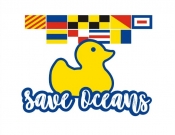 Projekt graficzny, nazwa firmy, tworzenie logo firm Yellow Duck - Clean Oceans - lovtdesign
