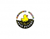 Projekt graficzny, nazwa firmy, tworzenie logo firm Yellow Duck - Clean Oceans - noon