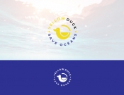 Projekt graficzny, nazwa firmy, tworzenie logo firm Yellow Duck - Clean Oceans - myConcepT