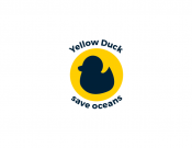 Projekt graficzny, nazwa firmy, tworzenie logo firm Yellow Duck - Clean Oceans - HACE