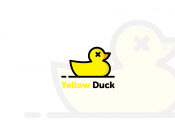 Projekt graficzny, nazwa firmy, tworzenie logo firm Yellow Duck - Clean Oceans - JetBlackPantone