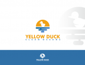 Projekt graficzny, nazwa firmy, tworzenie logo firm Yellow Duck - Clean Oceans - felipewwa