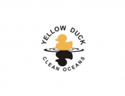 Projekt graficzny, nazwa firmy, tworzenie logo firm Yellow Duck - Clean Oceans - evadesign